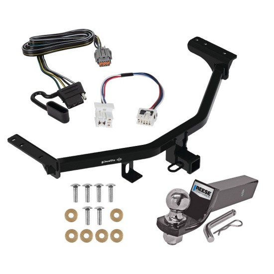 Trailer Tow Hitch For 22-23 Nissan Pathfinder 2022 Infiniti QX60 Complete Package w/ Wiring and 2" Ball