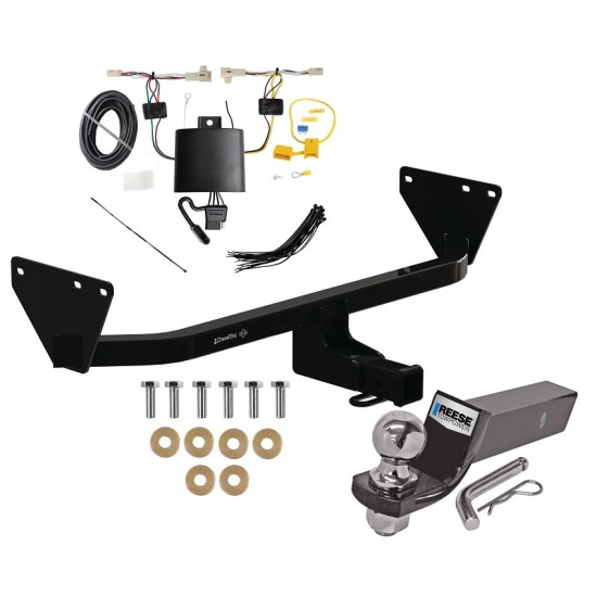 Trailer Tow Hitch For 22-23 Mitsubishi Outlander Complete Package w/ Wiring and 2" Ball