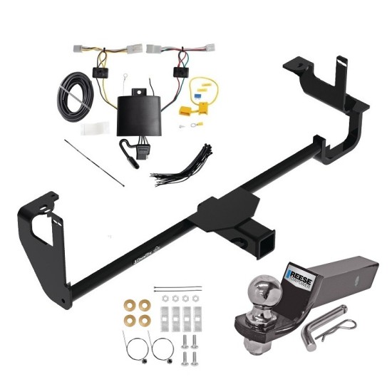 Trailer Tow Hitch For 19-24 Lexus UX250h Complete Package w/ Wiring and 2" Ball