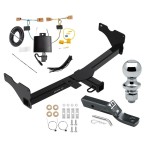 Trailer Tow Hitch For 18-23 Volkswagen Tiguan Complete Package w/ Wiring and 1-7/8" Ball