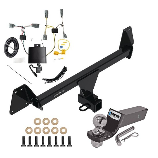 Trailer Tow Hitch For 22-23 Toyota Corolla Cross Except w/LED Taillights Complete Package w/ Wiring and 2" Ball