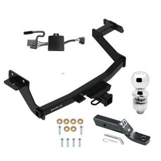 Trailer Tow Hitch For 22-24 Hyundai Santa Cruz Complete Package w/ Wiring and 2" Ball