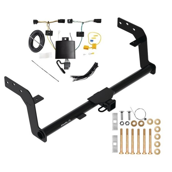 Trailer Tow Hitch For 22-25 Genesis GV70 w/ Plug & Play Wiring Kit Class 4 2" Receiver Draw-Tite