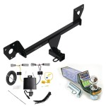 For 2021-2023 Chevrolet Trailblazer Trailer Hitch Tow PKG w/ 4-Flat Wiring + Starter Kit Ball Mount w/ 2" Drop & 1-7/8" Ball (Excludes: w/LED Taillights Models) By Draw-Tite