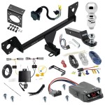 For 2021-2023 Chevrolet Trailblazer Trailer Hitch Tow PKG w/ Tekonsha Brakeman IV Brake Control + Generic BC Wiring Adapter + 7-Way RV Wiring + 2" & 2-5/16" Ball & Drop Mount (Excludes: w/LED Taillights Models) By Draw-Tite