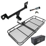 For 2021-2023 Chevrolet Trailblazer Trailer Hitch Tow PKG w/ 60" x 24" Cargo Carrier + Cargo Bag + Hitch Lock (Excludes: w/LED Taillights Models) By Draw-Tite