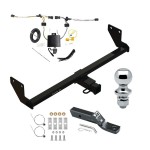 Trailer Tow Hitch For 21-24 KIA Seltos Class 3 2" Receiver Complete Package w/ Wiring and 1-7/8" Ball