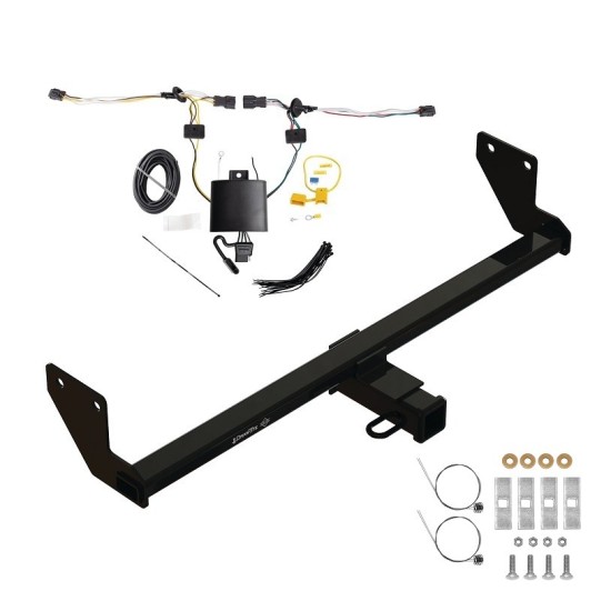 Trailer Tow Hitch For 21-24 KIA Seltos w/ Plug & Play Wiring Kit Class 3 2" Receiver Draw-Tite