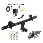 Trailer Tow Hitch For 22-23 Hyundai Ioniq 5 Complete Package w/ Wiring and 2" Ball