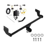 Trailer Tow Hitch For 20-24 KIA Soul exc Turbo and LED Taillights w/ Plug & Play Wiring Kit Class 3 2" Receiver Draw-Tite