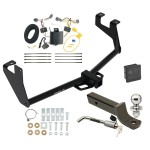 Trailer Tow Hitch For 13-16 Chevrolet Trax 17-22 Trax LS w/ Wiring 2" Ball Mount + Lock Class 3