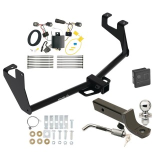 Trailer Tow Hitch For 17-23 Buick Encore Exc GX w/ Wiring Harness 2" Ball Mount + Lock Class 3