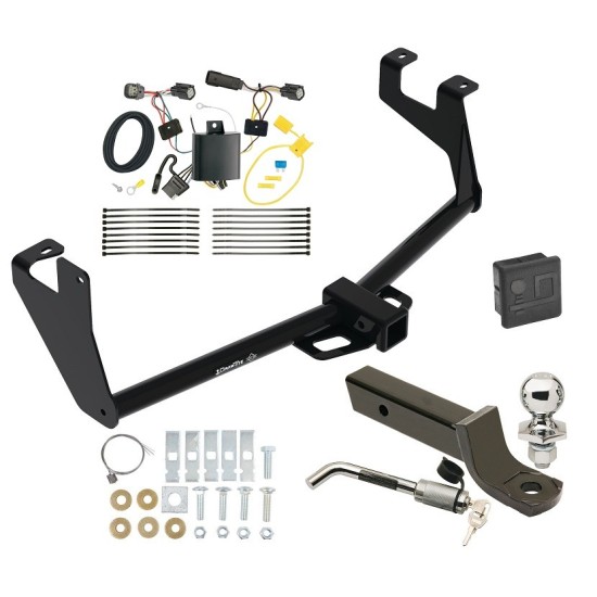 Trailer Tow Hitch For 17-23 Buick Encore Exc GX w/ Wiring Harness 2" Ball Mount + Lock Class 3