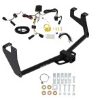 Trailer Tow Hitch For 17-22 Chevrolet Trax Except LS w/ Wiring Harness Kit 2" Towing Receiver Class 3