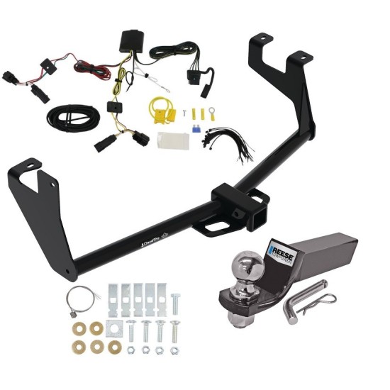 Trailer Tow Hitch For 17-22 Chevrolet Trax Except LS w/ Wiring Harness + 2" Ball Class 3