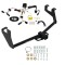 Trailer Tow Hitch For 17-22 Chevrolet Trax Except LS w/ Wiring Harness Kit 2" Towing Receiver Class 3