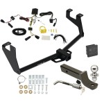 Trailer Tow Hitch For 17-22 Chevrolet Trax Except LS w/ Wiring 2" Ball Mount + Lock Class 3