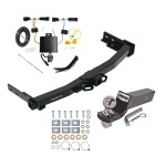 Trailer Tow Hitch For 22-24 Jeep Grand Cherokee 21-24 Grand Cherokee L Complete Package w/ Wiring and 2" Ball