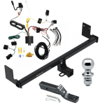 Trailer Tow Hitch For 22-23 Hyundai Kona Class 3 2" Receiver Complete Package w/ Wiring and 1-7/8" Ball