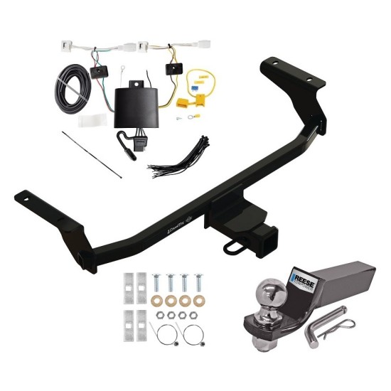 Trailer Tow Hitch For 20-23 Mazda CX-30 Complete Package w/ Wiring and 2" Ball