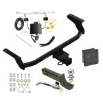 Trailer Tow Hitch For 20-23 Mazda CX-30 Deluxe Package Wiring 2" Ball Mount and Lock