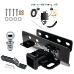 Trailer Tow Hitch For 21-24 Ford Bronco Except w/LED Taillights or w/OEM Hitch 2" Receiver Complete Package w/ Wiring and 1-7/8" Ball