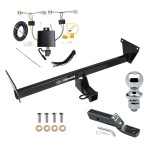 Trailer Tow Hitch For 23-24 Mazda CX-50 2" Receiver Complete Package w/ Wiring and 1-7/8" Ball