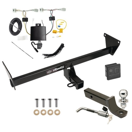 Trailer Tow Hitch For 23-24 Mazda CX-50 Deluxe Package Wiring 2" Ball Mount and Lock