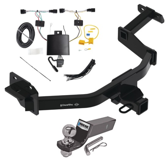 Tow Package For 21-23 KIA Sorento Trailer Hitch w/ Wiring 2" Drop Mount 2" Ball 2" Receiver