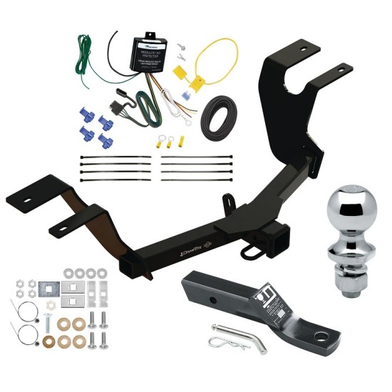 Trailer Tow Hitch For 23-25 Honda HR-V 2" Receiver Complete Package w/ Wiring and 1-7/8" Ball