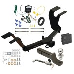 Trailer Tow Hitch For 23-25 Honda HR-V Deluxe Package Wiring 2" Ball Mount and Lock