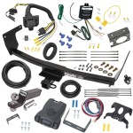 Trailer Hitch Tow Package Prodigy P3 Brake Control For 21-24 Lexus NX250 NX350 NX350h NX450h+ w/ 7-Way RV Wiring 2" Drop Mount 2" Ball Class 3 2" Receiver Draw-Tite Tekonsha