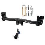 Trailer Tow Hitch For 07-18 BMW X5 Except M Sport Hidden Removable 2" Receiver Class 3 Draw-Tite