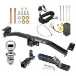 Trailer Tow Hitch For 16-22 Lexus RX350 RX450h Hidden Removable 2" Receiver Complete Package w/ Wiring and 1-7/8" Ball