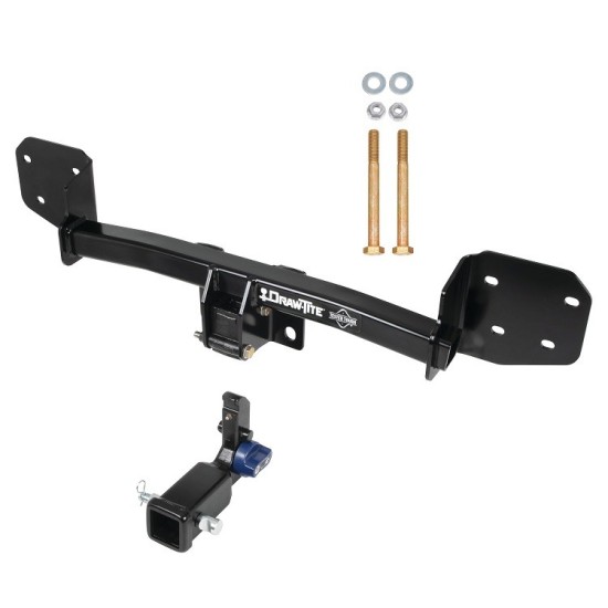 Trailer Tow Hitch For 10-19 Subaru Outback Wagon Except Sport Hidden Removable 2" Receiver Class 3 Draw-Tite