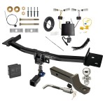 Trailer Tow Hitch For 20-24 Lincoln Aviator Hidden Removable 2" Receiver Deluxe Package Wiring 2" Ball Mount and Lock