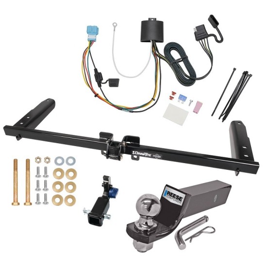 Trailer Tow Hitch For 18-23 Honda Odyssey w/Fuse Provisions Hidden Removable 2" Receiver Complete Package w/ Wiring and 2" Ball