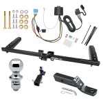 Trailer Tow Hitch For 18-23 Honda Odyssey w/Fuse Provisions Hidden Removable 2" Receiver Complete Package w/ Wiring and 1-7/8" Ball