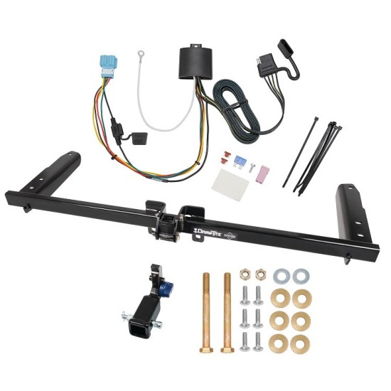 Trailer Tow Hitch For 18-23 Honda Odyssey w/Fuse Provisions Hidden Removable 2" Receiver w/ Plug & Play Wiring Kit Class 3 Draw-Tite