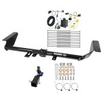 Trailer Tow Hitch For 17-20 Chrysler Pacifica Hidden Removable 2" Receiver w/ Plug & Play Wiring Kit Class 3 Draw-Tite