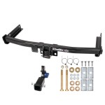 Trailer Tow Hitch For 18-24 Volkswagen Tiguan 19-24 Audi Q3 Hidden Removable 2" Receiver Class 3 Draw-Tite