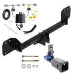 Trailer Tow Hitch For 19-23 Volvo XC40 Hidden Removable 2" Receiver w/ Plug & Play Wiring Kit Class 3 Draw-Tite