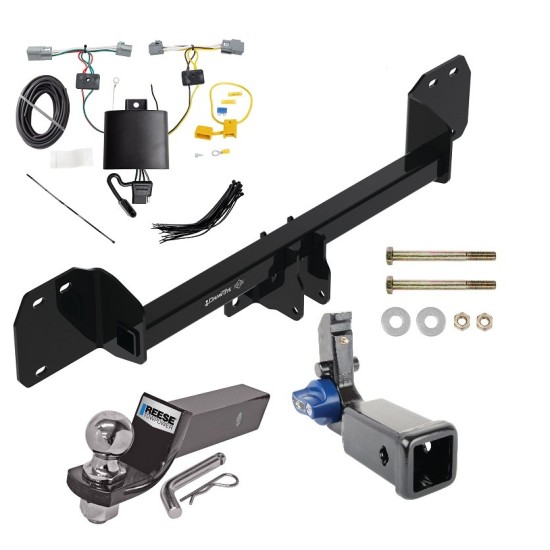 Trailer Tow Hitch For 19-23 Volvo XC40 Hidden Removable 2" Receiver Complete Package w/ Wiring and 2" Ball