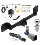 Trailer Tow Hitch For 19-23 Volvo XC40 Hidden Removable 2" Receiver Complete Package w/ Wiring and 1-7/8" Ball