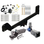 Trailer Tow Hitch For 16-17 BMX X1 Hidden Removable 2" Receiver Complete Package w/ Wiring and 2" Ball