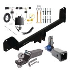 Trailer Tow Hitch For 20-24 BMX X1 Hidden Removable 2" Receiver Complete Package w/ Wiring and 2" Ball