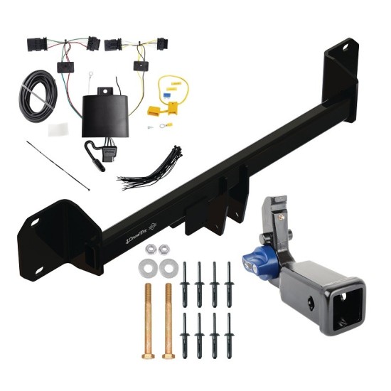 Trailer Tow Hitch For 20-24 BMX X1 Hidden Removable 2" Receiver w/ Plug & Play Wiring Kit Class 3 Draw-Tite