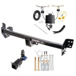 Trailer Tow Hitch For 19-24 Toyota RAV4 Hidden Removable 2" Receiver w/ Plug & Play Wiring Kit Class 3 Draw-Tite