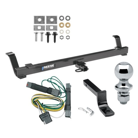 Reese Trailer Tow Hitch For 94-04 Ford Mustang Except Cobra SVT Complete Package w/ Wiring Draw Bar and 1-7/8" Ball