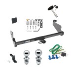 Reese Trailer Tow Hitch For 00-07 Ford Focus ZX5 Deluxe Package Wiring 2" and 1-7/8" Ball and Lock